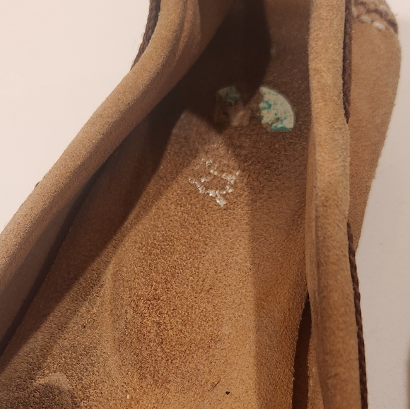 Naughty Monkey Moccasins with Pink Floral Design - Picture 7 of 7